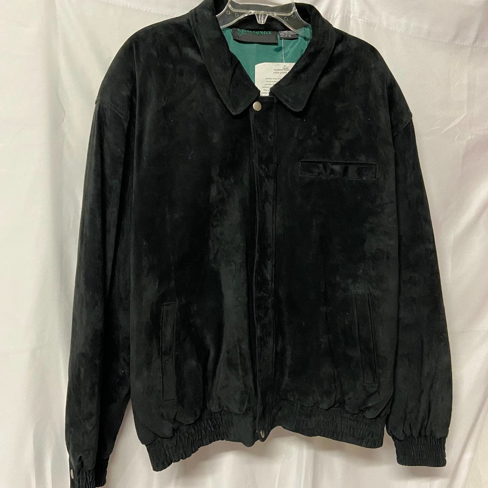 Galleria Coat Benson & Hedges Suede Dark Green Jacket Size XL Woman's NWT